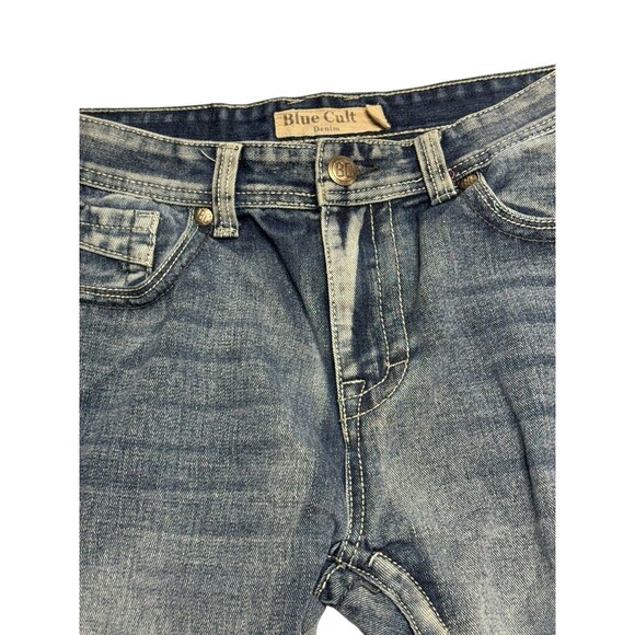Blue Cult Denim Mens Jeans Shorts Size‎ 34 Distressed Jorts - Picture 5 of 11